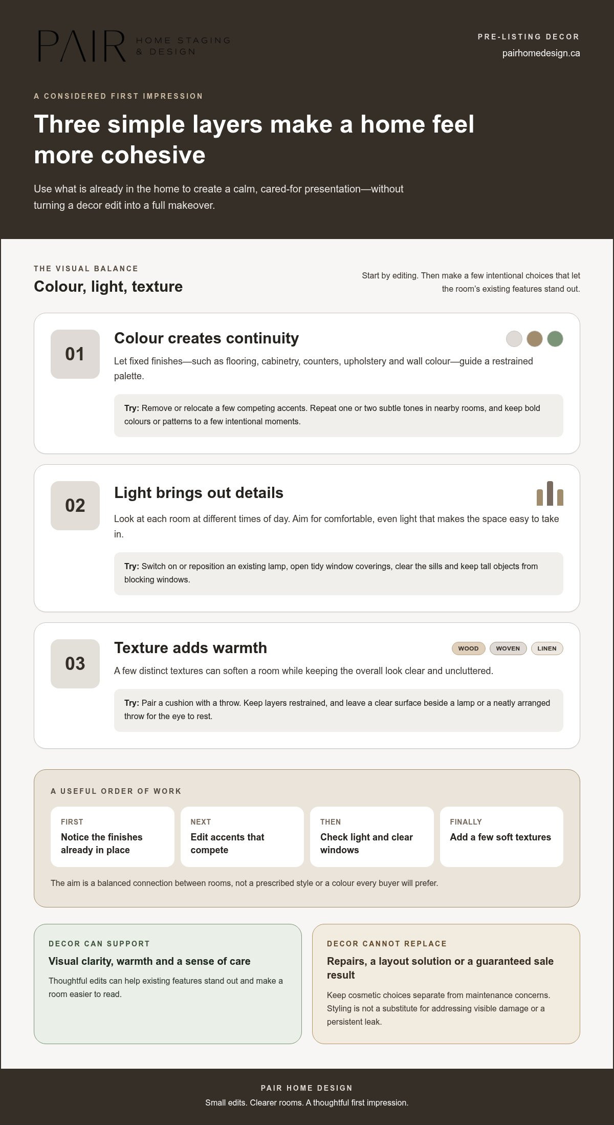 Small Decor Changes to Make Before Listing Your Home