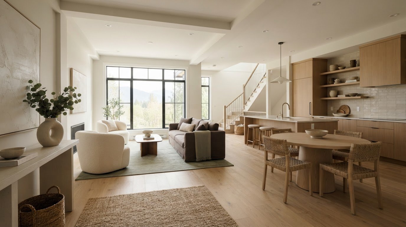 Townhouse staging in Surrey to improve buyer appeal